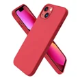 thumbnail image 2 of Funda Para iPhone 14 Silicon Interior Afelpado Antigolpes Suave Rojo, 2 of 6