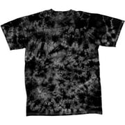Faded Crystal Scattered Pattern Design Unisex Adult Tie Dye T-Shirt Tee