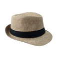 thumbnail image 1 of Sombrero de Sol Playa Fedora Ala Corta Beige The Baby Shop para Niños, 1 of 6