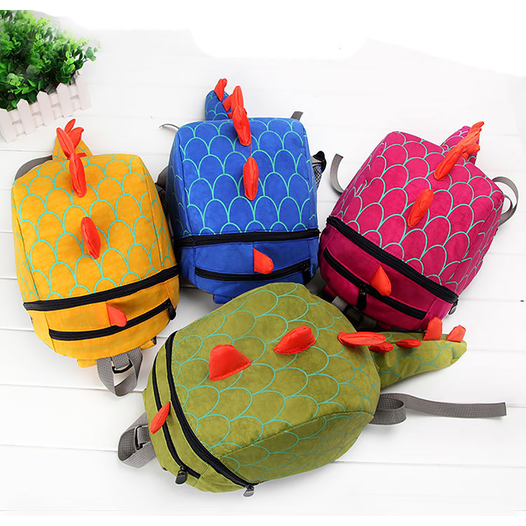 Children Backpack Cartoon Dinosaur Safety Bakcpack Creative Backpack with Leash - image 2 of 2