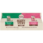 Nutro Hearty Stews Chunks In Gravy Variety Pack: Meaty Lamb & Rice Stew And Chunky Chicken & Turkey Stew Wet Dog Food 12.5 Oz. (Pack Of 6)