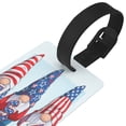 thumbnail image 3 of Sikiie Cute Gnomes in USA1 Luggage Tags Privacy Cover ID Label Suitcase Tags Identifiers For School Bags,Suitcases, 3 of 7
