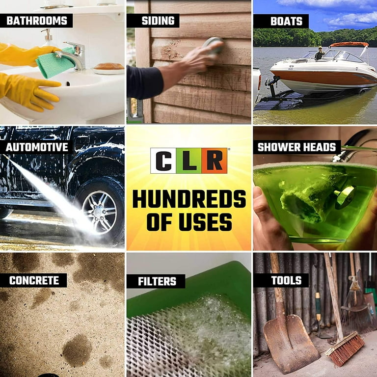 CLR Calcium, Lime and Rust Remover, Stain Hard Water Liquid for