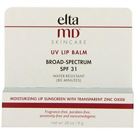 EltaMD SPF 31 UV Broad Spectrum Lip Balm, 0.28 Fluid