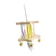 thumbnail image 5 of Swing de pájaro juguete puño colgante colgante puestos de instalación fáciles accesorios de jaula de entretenimiento de aves para hámster, 5 of 9