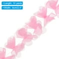 thumbnail image 2 of Uxcell 10 Yards Flower Lace Ribbon 2.4'' W Lace Fabric Flower Lace Trim 3D DIY Sewing for Craft Wedding Dress Pink, 2 of 5