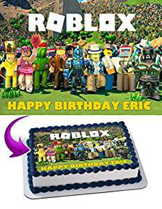 Roblox Edible Cake Image Topper Personalized Icing Sugar Paper A4 Sheet Edible Frosting Photo Cake 1 4 Edible Image For Cake Walmart Com Walmart Com - roblox cake factory game