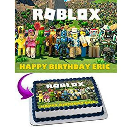 Roblox Edible Cake Image Topper Personalized Icing Sugar Paper A4 Sheet Edible Frosting Photo Cake 14 Edible Image For Cake - a4 roblox edible icing cake topper personalised