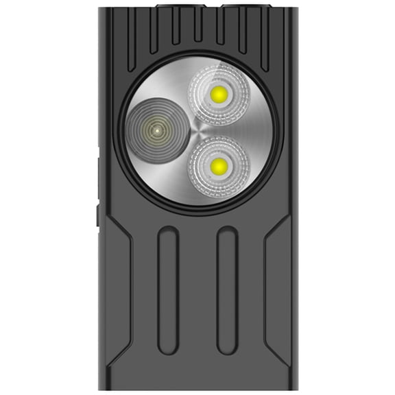 LED Torch Aluminum Waterproof Flashlights 3Light Mode Base Blue White Red Light For Adventure Essential