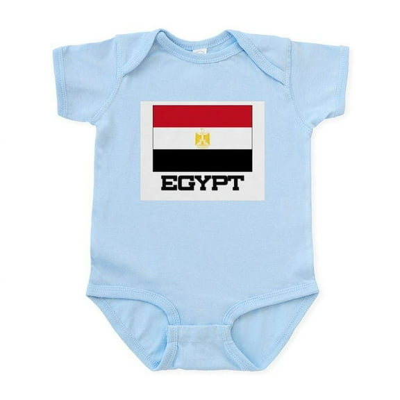 CafePress - Egypt Flag Infant Bodysuit - Baby Light Bodysuit, Size Newborn - 24 Months