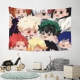 thumbnail image 4 of My Hero Academia Tapestry, Anime Wall Poster Art, Wall Tapestry For Bedroom Living Room Dorm Room, Wall Hanging For Festival Party Events Background Photography Backdrop, 60x40 Inch, 4 of 9