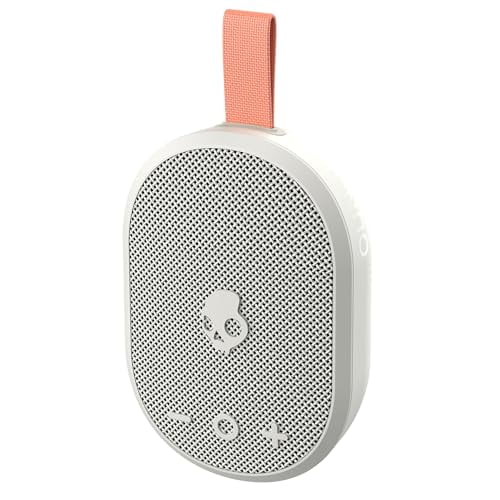 Skullcandy Ounce+ Altavoz Bluetooth inalámbrico – Mini altavoz portátil impermeable IPX7 con batería de 16 horas, estéreo inalámbrico verdadero y correa de transporte de nailon balístico