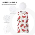 thumbnail image 3 of Pofeuu Hand Drawn Watermelon Print Basketball Jersey, Shirts for Men Youth Basketball Jersey Crew Neck-Large, 3 of 6