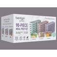 thumbnail image 2 of Bentgo Meal Prep Containers – 90-Piece Reusable Food Storage Set, BPA-Free, Microwave, Freezer & Dishwasher Safe, Stackable Portion Control Containers for Lunch, Meal Prep & Leftovers, 2 of 5