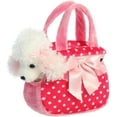 thumbnail image 2 of Aurora World Transporteur pour Animal de Compagnie - 8 Pouces Pois Roses Fantaisie, Multicolore, 2 of 4