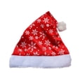 thumbnail image 1 of Bewildely Gorro de Navidad reutilizable, transpirable, agradable a la piel, gorros suaves, buena elasticidad, gorros de Navidad ligeros, decoración para Kits de decoración para fiestas Bewildely HA069650-00, 1 of 6