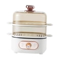 thumbnail image 3 of DimyFew Electric Food Steamer 2 Tier Household with Stackable Baskets 1200W for Vegetable Seafood Steaming Pot with PP Steaming Tiers, 3 of 8