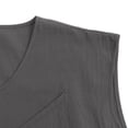 thumbnail image 6 of Aofany Men's Baggy Cotton Linen Vest T-Shirt V Neck Sleeveless With Pockets Tank Tops Blouses, 6 of 8