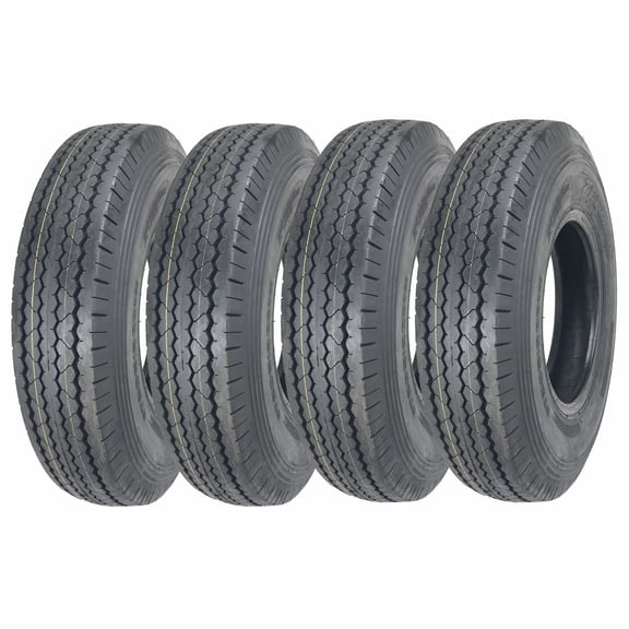 Set 4 ZEEMAX Heavy Duty Trailer Tire ST 205/90D15 (7.00-15) 10 PR Load Range E -11024