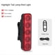 thumbnail image 2 of Luz Trasera LED para Bicicleta, Carga Multimodo, Luz Trasera de Alto Brillo para Bicicleta de Montaña, Equipo de Ciclismo, 2 of 5