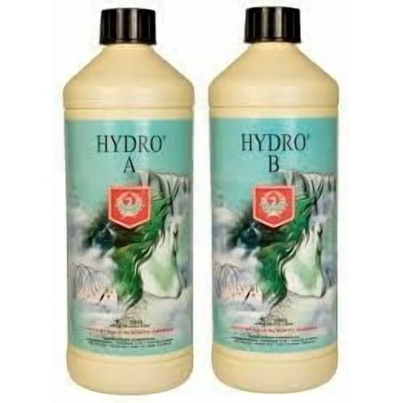 Formulations specifically for run-to-waste hydroponic systems, House and Garden Hydro A,B 32oz Set