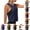 #03 Dark Blue, variant on Women's Quick Dry Tank Tops with Drawstring Side Ruched Detail Large Armhole Sleeveless Yoga Running Gym Athletic Shirts, #03 Wine S