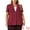 Burgundy, variant on DARING DIVA Women's Plus Short Puff Sleeve Notched Lapel Blazer Jackets White 1X
