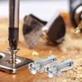 thumbnail image 4 of HAMPPLIES 20Set Hollow Wall Anchors Metal Silver Galvanized Fixing Wall Anchors for DIY Work, 4 of 6