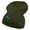 Olive, variant on Simple Map of Mexico Logo Embroidered Big Size Cotton Short Beanie - Black XL-3XL