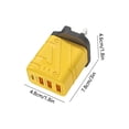 thumbnail image 3 of USB Wall Charger Plug UK PD Fast Charging Multi Port Adapter Type C 3 USB Ports Safe Protection Compact Travel Charger for home office business travel devices, 3 of 6