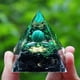 thumbnail image 2 of Generador de energía de pirámide de orgón de piedra de cristales, amatista Natural, Peridoto, Reiki, Chakra, herramienta de meditación, decoración de habitación, regalo de Navidad, 2 of 4