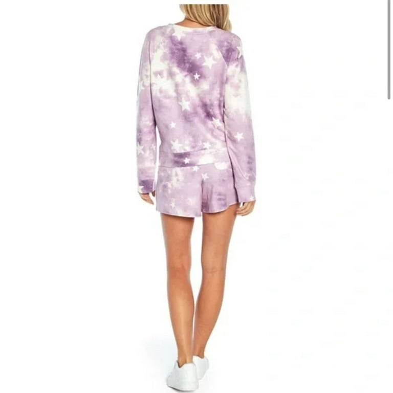 Wildfox Women's Relaxed Fit Super-Soft Sweatshirt & Short
