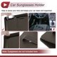 thumbnail image 5 of Estuche para Gafas de Sol de Coche Unique Bargains con Soporte Magnético Universal para Respaldo de Asiento Lado de Puerta de Cuero Marrón 20.5x14.2cm, 5 of 7