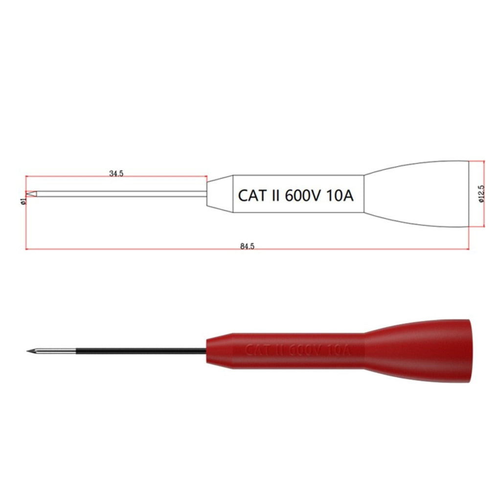 MOMOJIA Multimeter Test Leads with Tweezer Test Leads Set for Digital Multimeter Testing