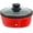 8.5", variant on pupikeji EGL-6101 Personal Stir Fry Griddle Pan, Rapid Heat Up, 650 Watts Non-stick Electric Skillet with Tempered Glass Lid, Red