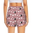 thumbnail image 2 of Lsque Cute Calf Printed Women's Running Shorts with Liner Pockets,Elastic Quick Dry Workout Athletic Gym Yoga Shorts,Womens High Waist Shorts-X-Large, 2 of 9