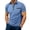 Sky Blue, variant on CHENHANN Men's Polo Shirt Short Sleeve Button Down T Shirts Lightweight Grey Shirts Men