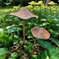 thumbnail image 6 of Rustic Vintage Metal Mushroom Garden Decor, 6 of 8