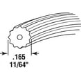 thumbnail image 2 of Prime-Line Products P 7636 Screen Retainer Spline, .165-in, 25-ft, Gray, 2 of 2