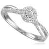 Tara Rose 1/4 Carat T.W. Diamond 10kt White Gold Promise Ring