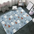 Bathroom Rugs Mat, winter Scarf beer NonSlip Bedroom Rug & Carpets