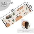 thumbnail image 5 of Yayeee Runner Rug for Bedroom 2'x6' Machine Washable Hallway Non Slip Mat, Beige Fall Leaves, 5 of 8
