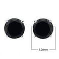 thumbnail image 3 of MyDiamondBox 1.00 Carat Total Weight (cttw) Black Diamond Stud Earrings - 14K White Gold Diamond Earrings - for Women, 3 of 5