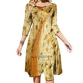 thumbnail image 2 of Robe Dos Nu à Lacets pour Ail, Col Carré, Design Mode, Grande Taille, Ample, 2 of 5