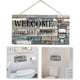thumbnail image 3 of Placa impresa, letrero de madera, por favor, asiento, colgante de pared, señal de bienvenida, decoración artística, divertido adorno colgante para baño en casa para invitados, 10x20cm, 3 of 5