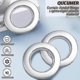 thumbnail image 3 of 50 Pieces Plastic Curtain Rings Curtain Eyelet Rings 40mm Plastic Rings Rings For Curtain Rod Silver Plastic Eyelets For Curtain Window Shower Dressin, 3 of 5