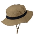 thumbnail image 2 of Big Size Cotton Twill Washed Bucket Hat - Khaki 2XL, 2 of 5
