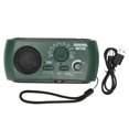 thumbnail image 1 of Radio con Manivela ANGGREK Linterna LED Portátil Radio de Emergencia Solar para Exteriores, 1 of 9