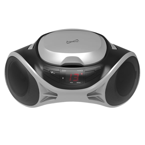 Portable CD Player Supersonic SC-726BT w/ Bluetooth Silver