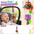 thumbnail image 6 of Kiddiway Baby Toy Teether Car Hanging Wind Chime - Plush Figurine Style, Baby Car Toys & Stroller Toys, Teething Toy with Soft Rattle, Sensory Soothing, BPA-Free, Hanging,d, 6 of 6
